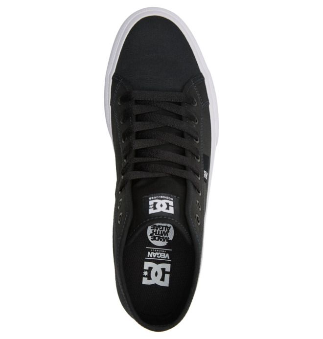 DC Shoes Manual HI Canvas High-Top RIPSTOP Sportcipő Férfi Fekete | 21IRMUWKY