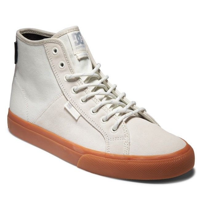 DC Shoes Manual Hi High-Top Winter Téli Bakancs Férfi Fehér | 31HDKJAUV