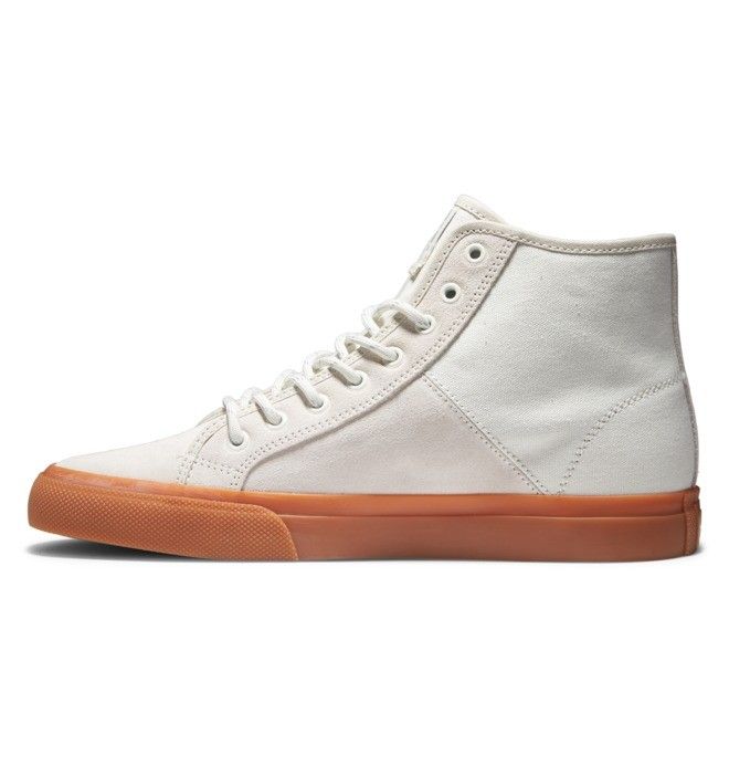 DC Shoes Manual Hi High-Top Winter Téli Bakancs Férfi Fehér | 31HDKJAUV