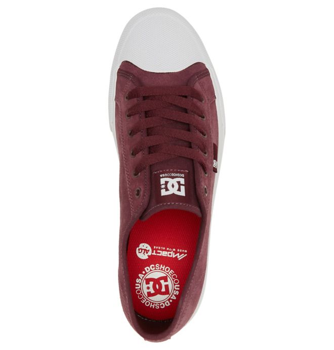 DC Shoes Manual RT S Suede Skate Deszkás Cipő Férfi Lila | 48SKPQBXL