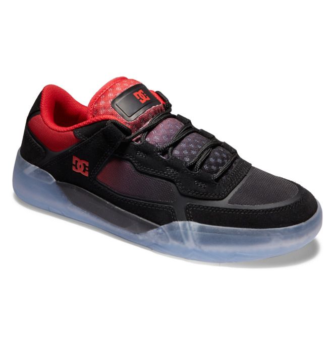 DC Shoes Metric Skate Sportcipő Férfi Fekete Piros | 25GDQVCYW