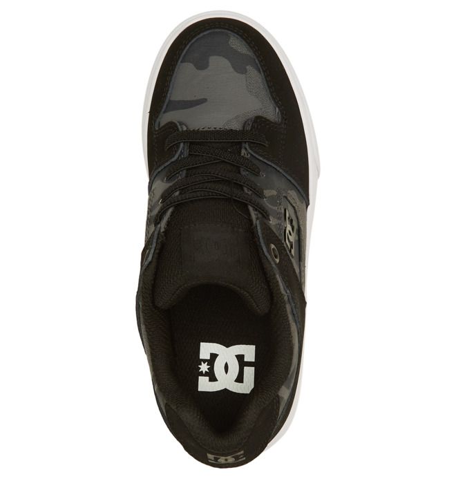 DC Shoes Pure Elastic Lace Pure Gyerek Fekete | 92EMAHVNB