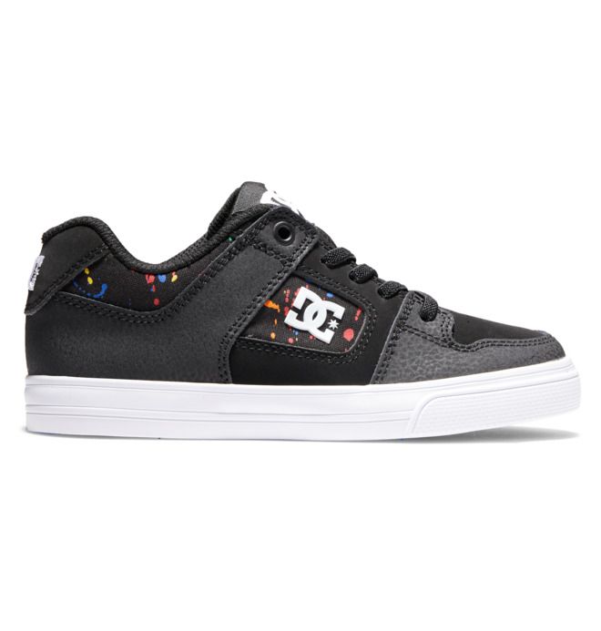 DC Shoes Pure Elastic Lace Pure Gyerek Fekete | 03SZXYMQA