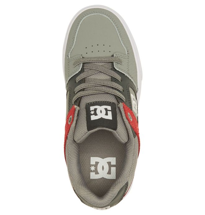 DC Shoes Pure Elastic Lace Pure Gyerek Szürke Szürke Fehér | 84LOEPSAI