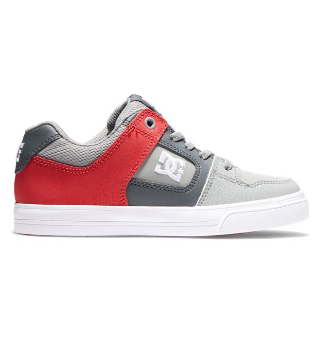 DC Shoes Pure Elastic Lace Pure Gyerek Szürke Szürke Fehér | 84LOEPSAI