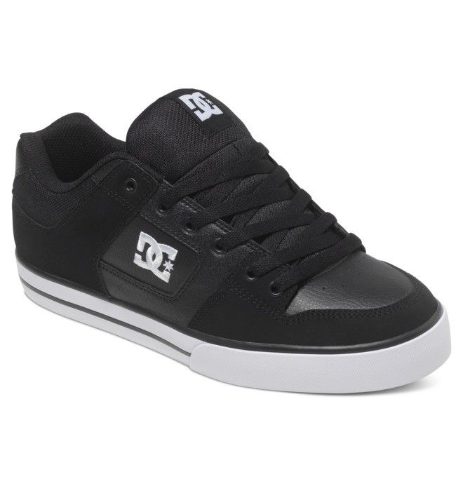 DC Shoes Pure Essentials Férfi Fekete Fekete Fehér | 86AFSBPWY