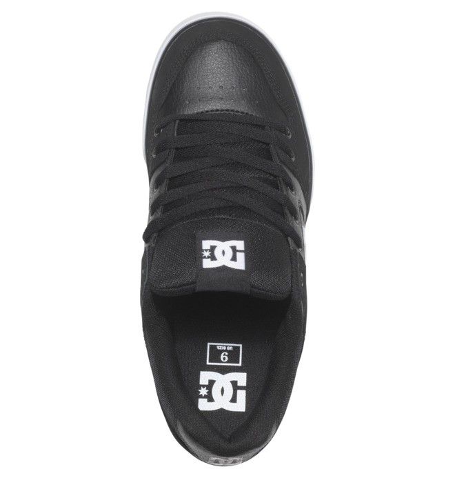 DC Shoes Pure Essentials Férfi Fekete Fekete Fehér | 86AFSBPWY