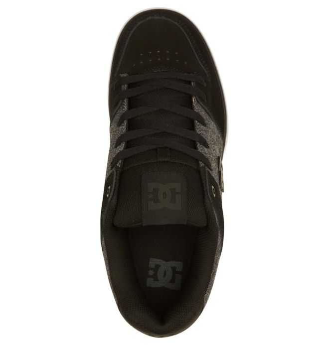 DC Shoes Pure Essentials Férfi Fekete Szürke Fekete | 96BVAIHWE