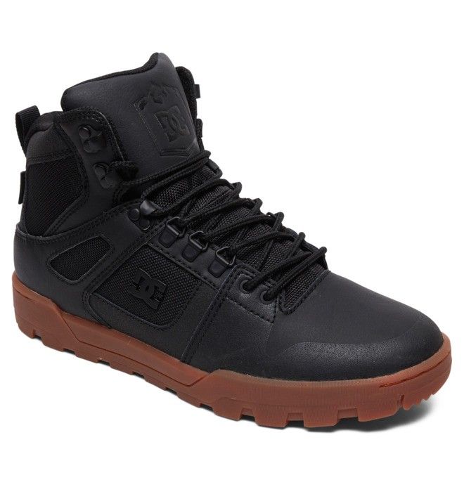 DC Shoes Pure Hi Weather Resistant Winter Boots Téli Bakancs Férfi Fekete | 31WKMUTPV