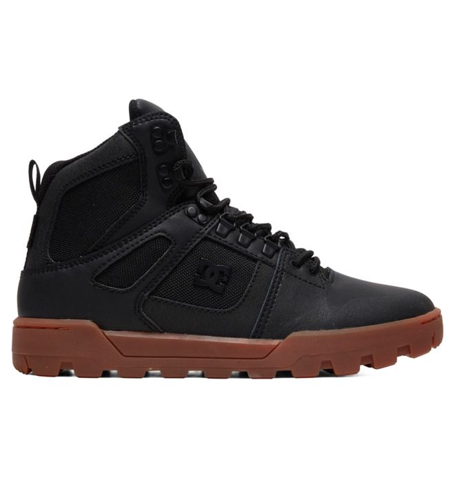 DC Shoes Pure Hi Weather Resistant Winter Boots Téli Bakancs Férfi Fekete | 31WKMUTPV