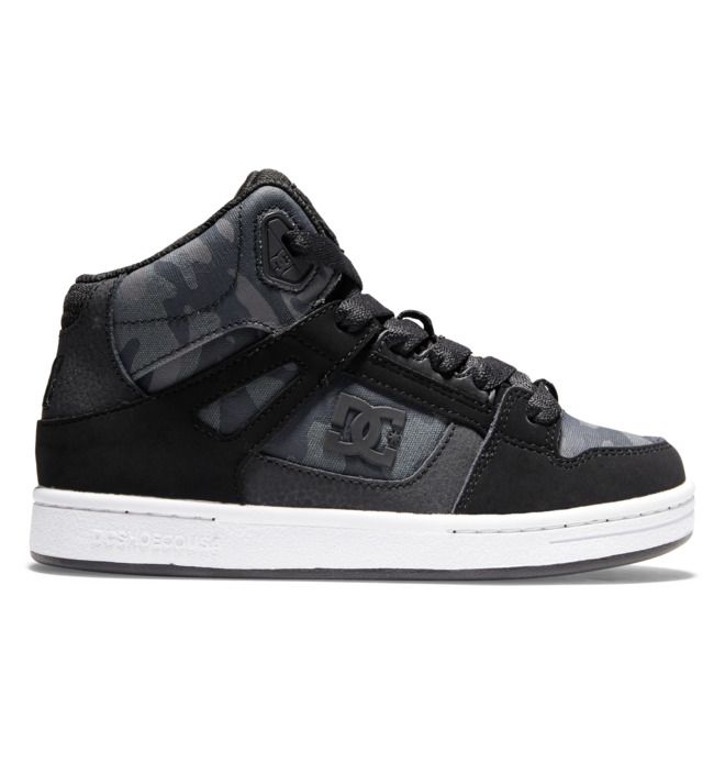 DC Shoes Pure High-Top Pure Gyerek Fekete | 85OPGNZAD