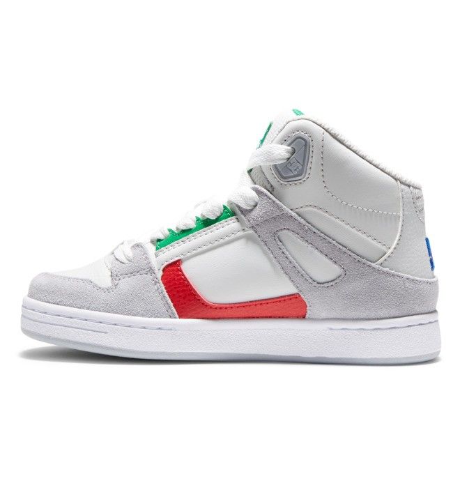 DC Shoes Pure High-Top Pure Gyerek Szürke Szürke Zöld | 61KNEFPIB