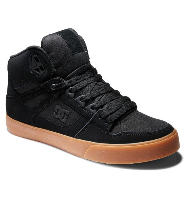 DC Shoes Pure High-Top Sportcipő Férfi Fekete | 65FLOIZWH