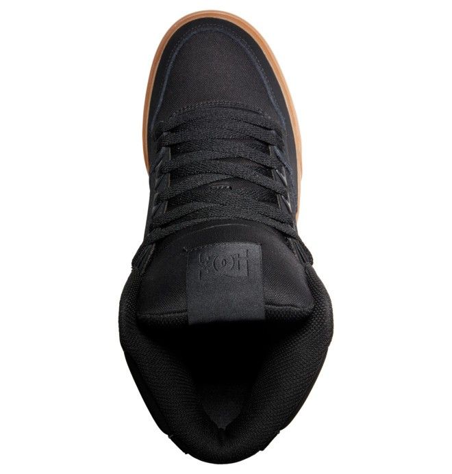 DC Shoes Pure High-Top Sportcipő Férfi Fekete | 65FLOIZWH