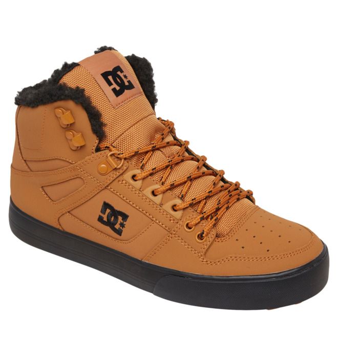 DC Shoes Pure High-Top Winter Téli Bakancs Férfi Barna Fekete | 49VGCFYPZ