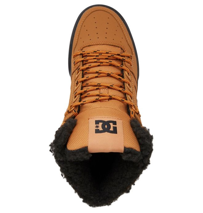 DC Shoes Pure High-Top Winter Téli Bakancs Férfi Barna Fekete | 49VGCFYPZ