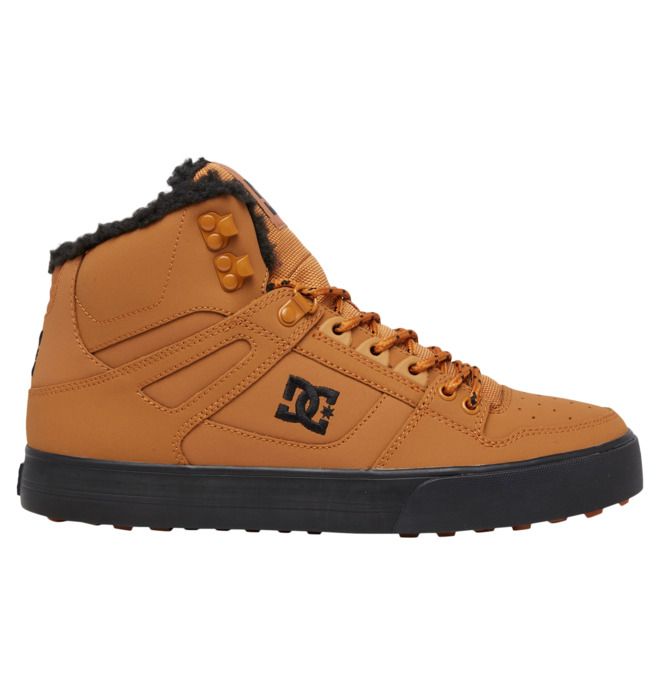 DC Shoes Pure High-Top Winter Téli Bakancs Férfi Barna Fekete | 49VGCFYPZ