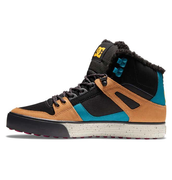 DC Shoes Pure High-Top Winter Téli Bakancs Férfi Fekete Barna Fekete | 23VENRDUY