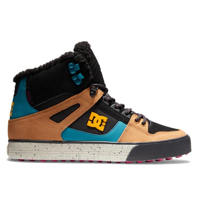 DC Shoes Pure High-Top Winter Téli Bakancs Férfi Fekete Barna Fekete | 23VENRDUY