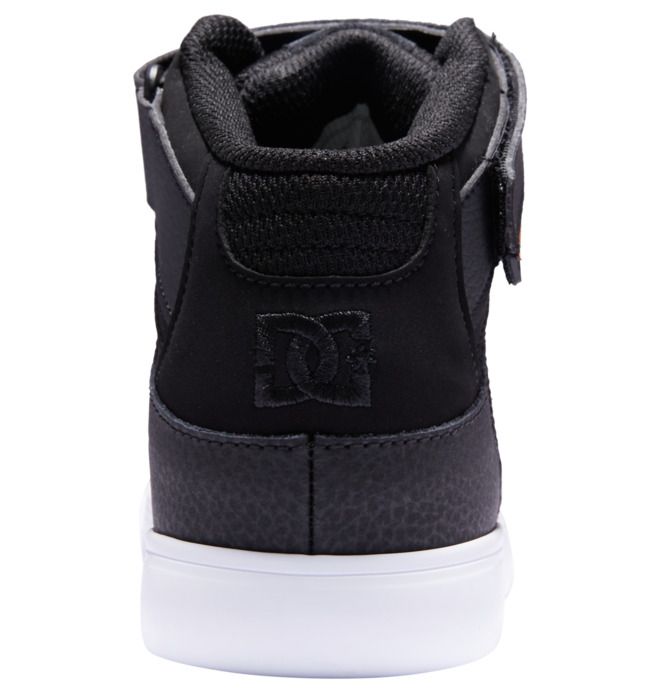 DC Shoes Pure High Elastic Lace High-Top Pure Gyerek Fekete | 07VNFJORU