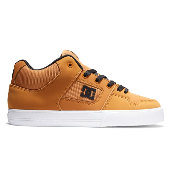 DC Shoes Pure MID Mid-Top Sportcipő Férfi Barna Fekete | 79DFBMVAL