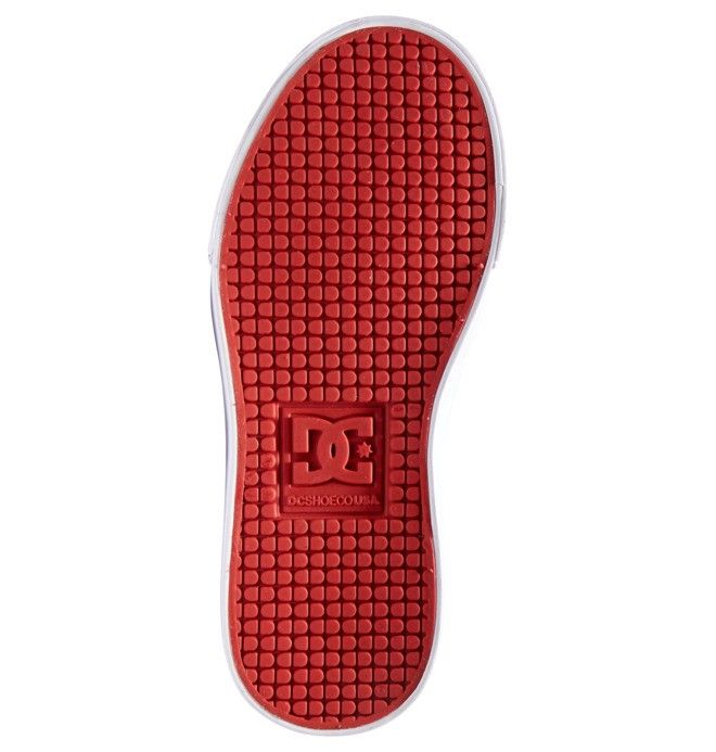 DC Shoes Pure Pure Gyerek Fehér Piros | 97OAFHNCI