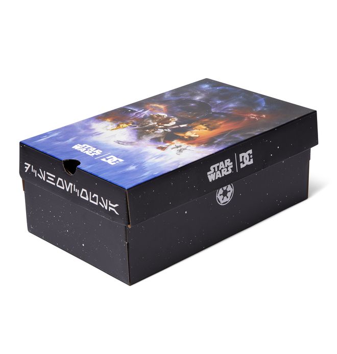 DC Shoes Star Wars Bolsa Slides Papucs Férfi Fekete Fekete Piros | 08ZKFSRYA