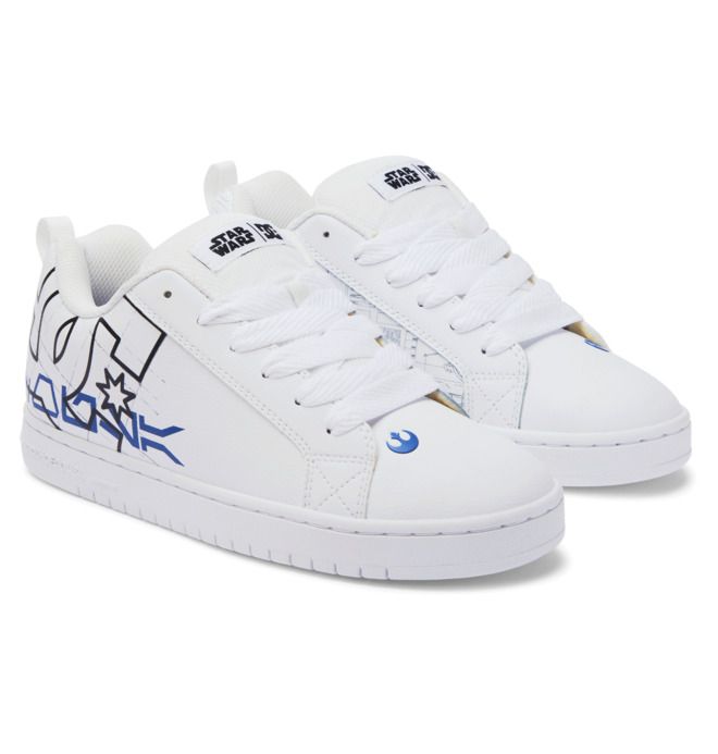 DC Shoes Star Wars Court Graffik Essentials Férfi Fehér Kék | 37DSOKPFL