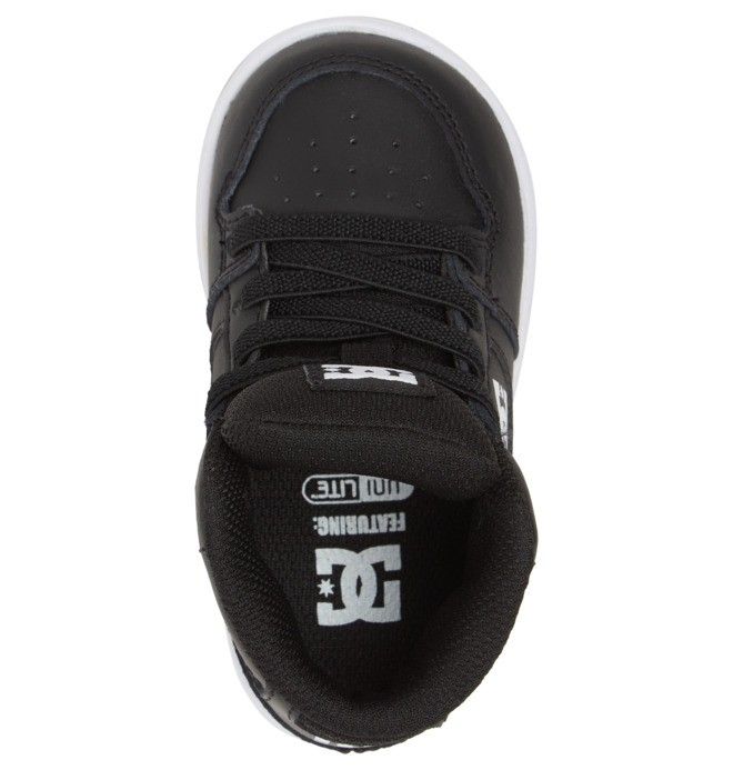 DC Shoes Toddler's Pure Hi High Pure Gyerek Fekete Fehér | 13HUCXNLI