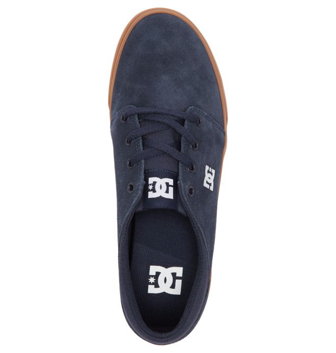 DC Shoes Trase Suede Sportcipő Férfi Sötétkék | 74QCSBJVK