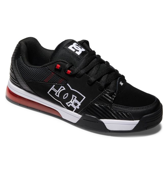 DC Shoes Versatile Sportcipő Férfi Fekete Fehér Piros | 80HVMFXPZ