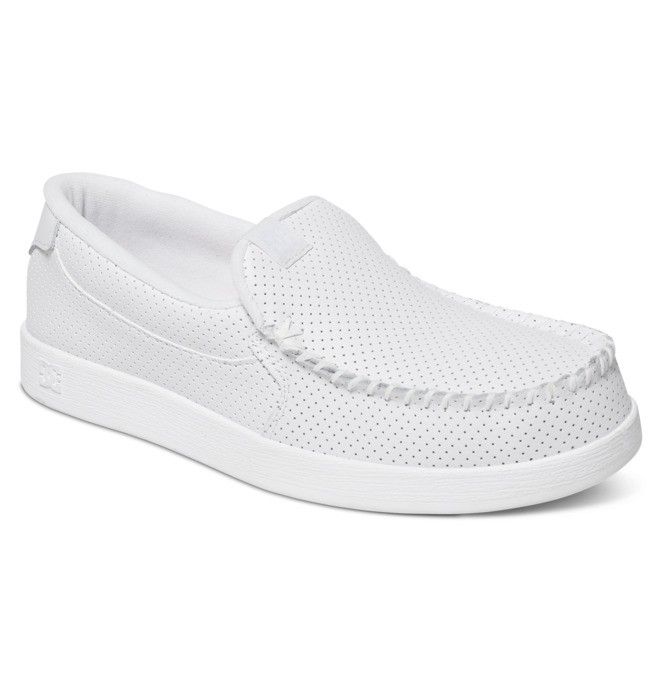 DC Shoes Villain Slip-On Slip Ons Férfi Fehér | 49VFJZRYE