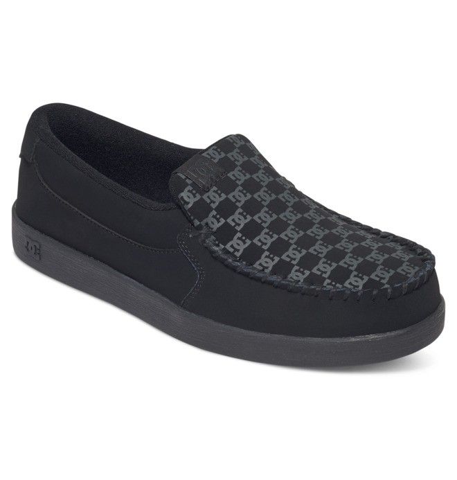 DC Shoes Villain Slip-On Slip Ons Férfi Fekete | 30AHRSNZK