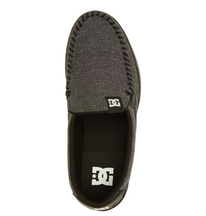 DC Shoes Villain Slip-On Slip Ons Férfi Fekete | 80PDMZNLJ