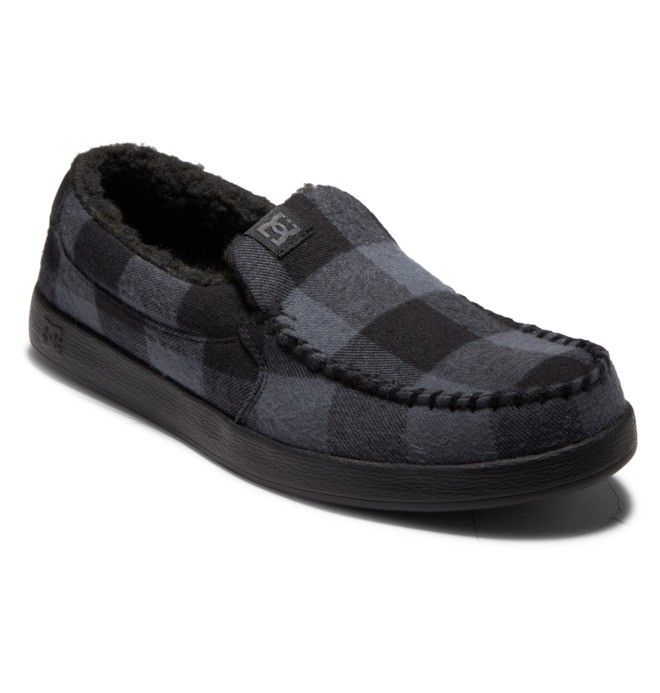 DC Shoes Villain Winterized Slip On Slip Ons Férfi Fekete Szürke | 29EUYFQOC