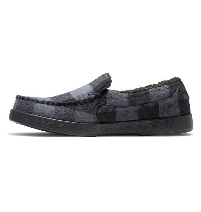 DC Shoes Villain Winterized Slip On Slip Ons Férfi Fekete Szürke | 29EUYFQOC