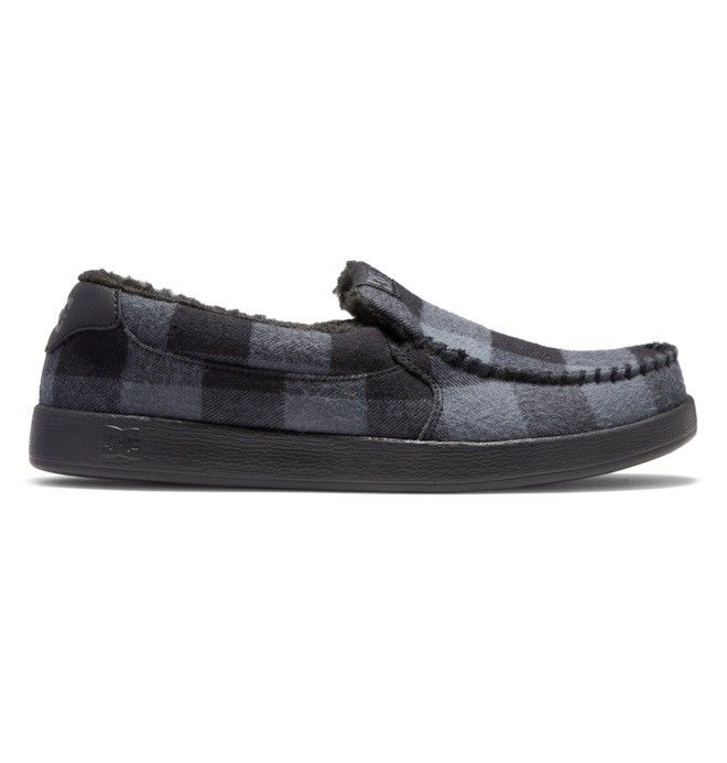 DC Shoes Villain Winterized Slip On Slip Ons Férfi Fekete Szürke | 29EUYFQOC