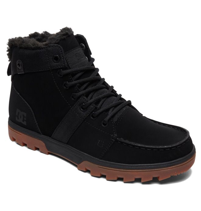 DC Shoes Woodland Boots Winter Boots Téli Bakancs Férfi Fekete | 51HTAGLNO