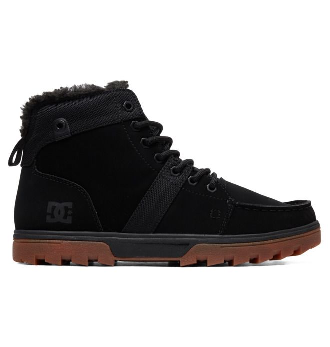 DC Shoes Woodland Boots Winter Boots Téli Bakancs Férfi Fekete | 51HTAGLNO