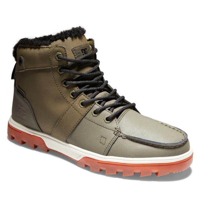 DC Shoes Woodland Boots Winter Boots Téli Bakancs Férfi Világos Olivazöld | 16ALSIMKT